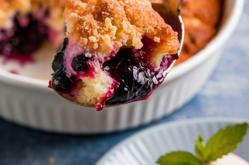 BLUEBERRY DUMP CAKE RECIPE