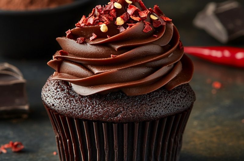 Triple Chocolate Chili Cupcakes: A Bold Fusion of Heat and Sweet
