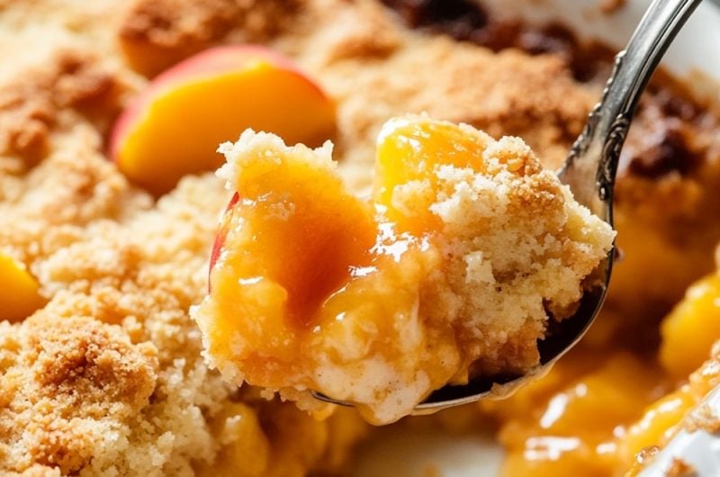 PEACH DUMP CAKE