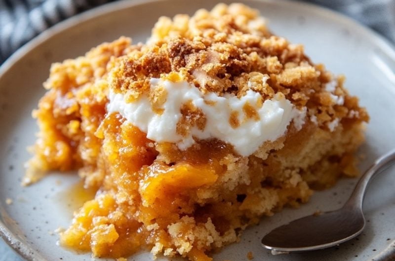 PUMPKIN DUMP CAKE RECIPE