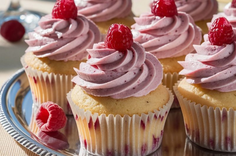 RASPBERRY AND CHAMPAGNE CUPCAKES RECIPE