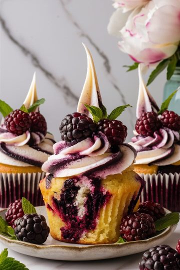 raspberry swirl cupcakes