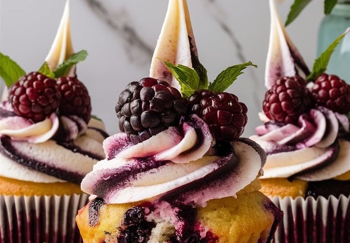 raspberry swirl cupcakes