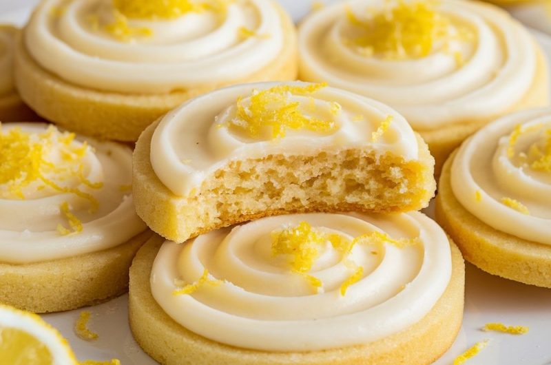 Zesty Lemon Frosted Cookies: A Tangy Delight to Brighten Your Day