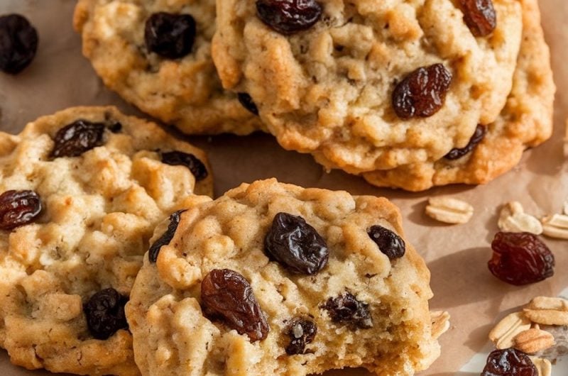 Homemade Oatmeal Raisin Cookies