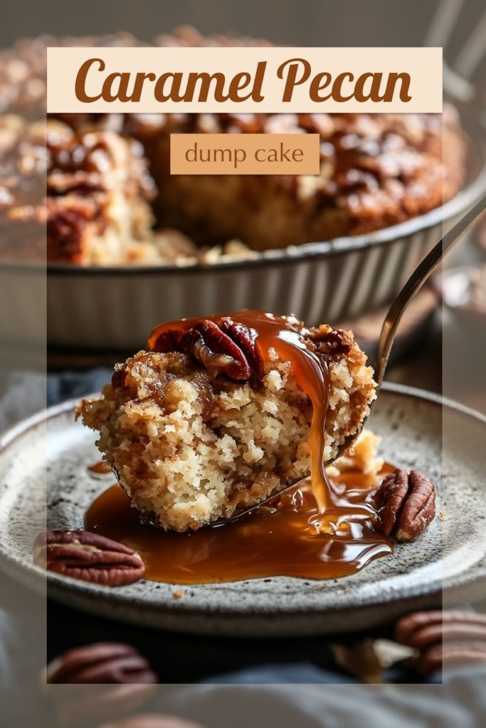 Caramel Pecan Dump Cake Recipe