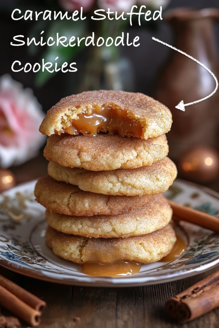 Caramel Stuffed Snickerdoodle Cookies – Easy Snickerdoodles Recipe ...