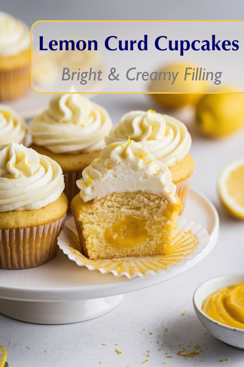 These lemon curd cupcakes are the perfect mix of tangy and sweet, with a rich, velvety frosting that melts in your mouth. The center holds a bright lemon curd filling that’s as sunny as a summer day