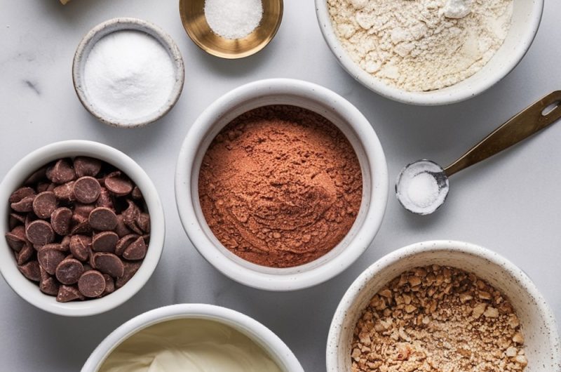 Nutty Chocolate Ball Cookies with a Creamy Center