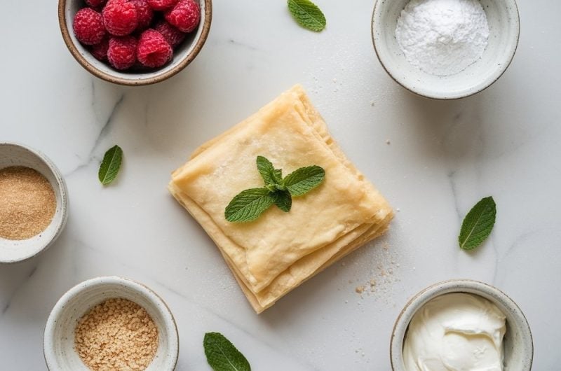 Raspberry Mille-Feuille Cookies