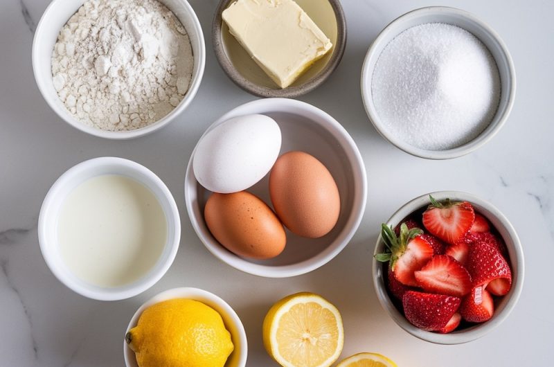 Strawberry Lemonade Cupcake Recipe