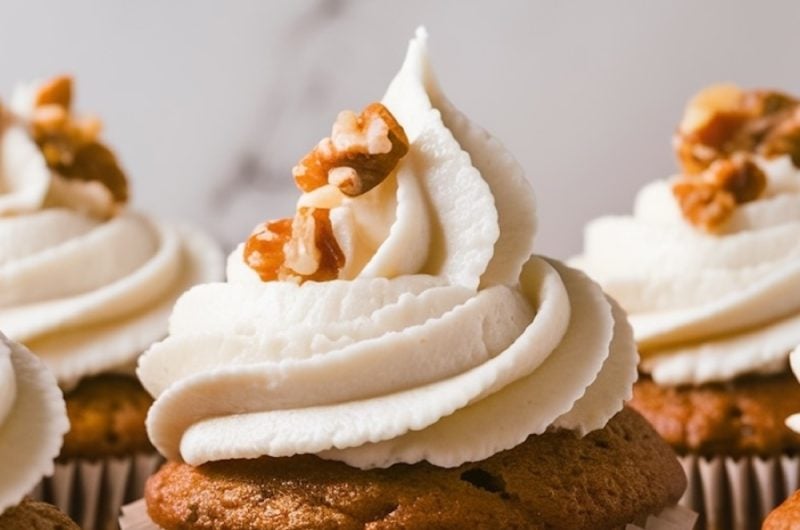 Carrot Walnut Cupcakes Recipe