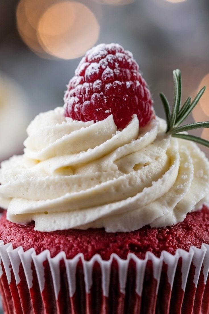 Christmas Red Velvet Cupcakes