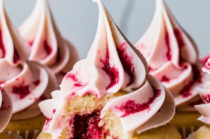 Lemon Raspberry Swirl Cupcakes: Sweet & Tangy Treats