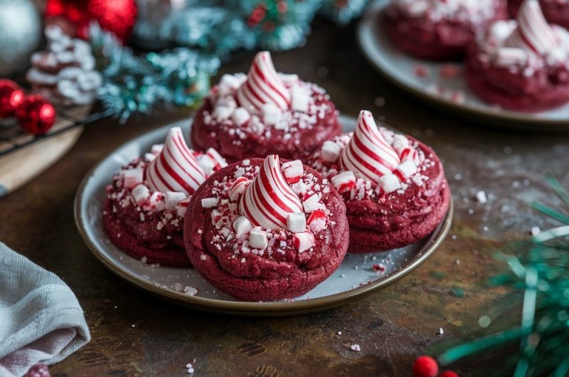Peppermint Red Velvet Blossoms