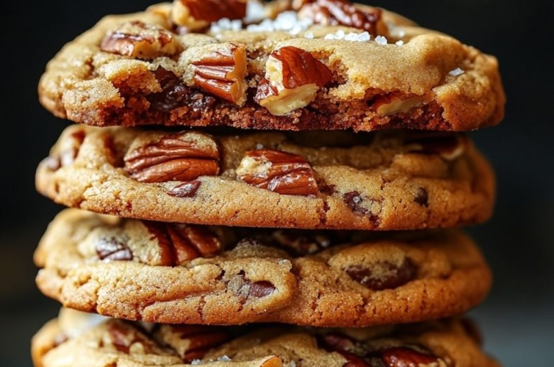 How to Make Salted Caramel Pecan Cookies?