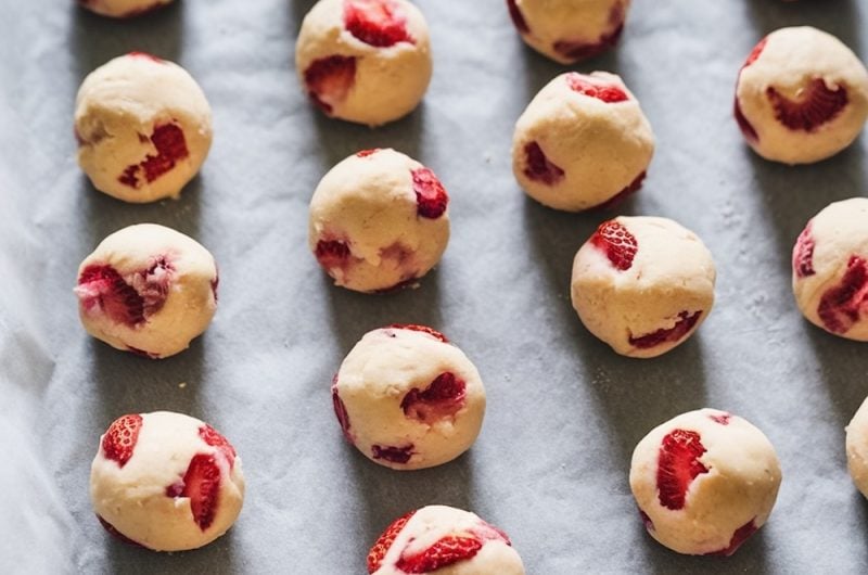 Strawberry Shortbread Cookies Recipe