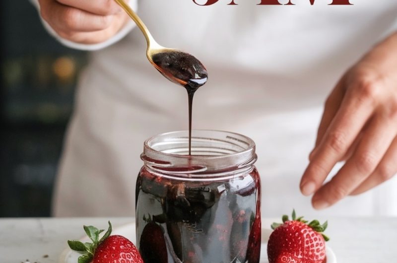 Balsamic Strawberry Jam Recipe