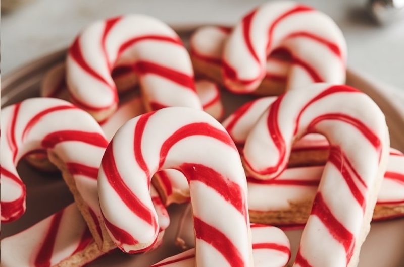 Peppermint Candy Cane Biscuits Recipe
