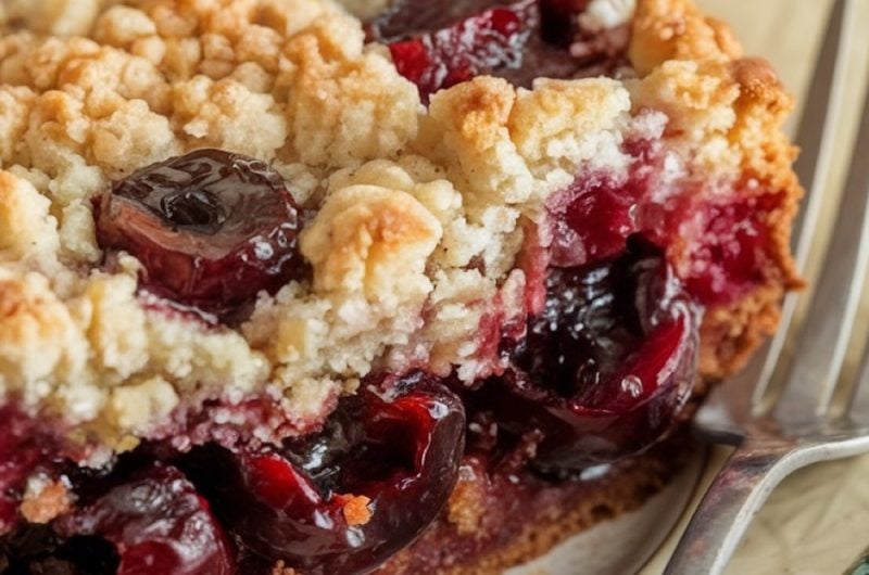 Sour Cherry Dump Cake