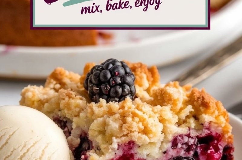 Triple Berry Dump Cake Recipe
