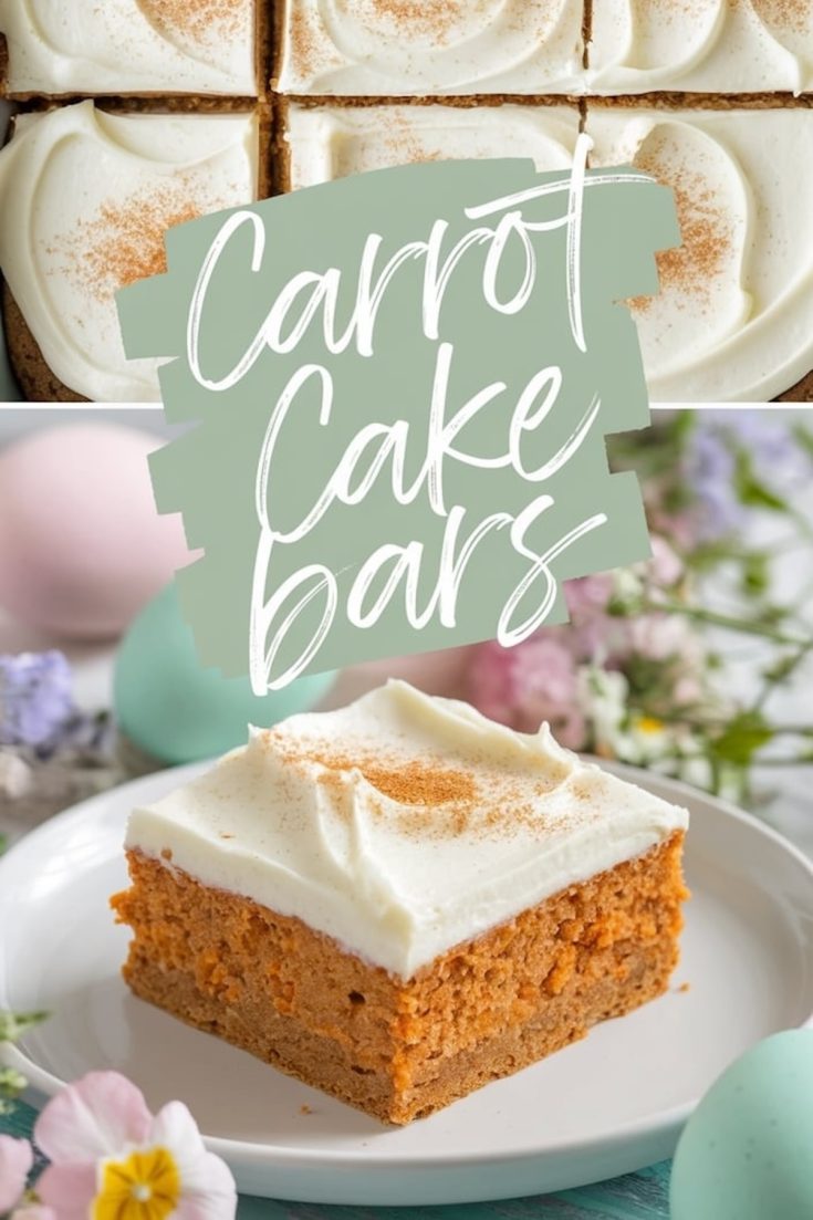 Carrot Cake Bars with Cream Cheese Frosting Recipe