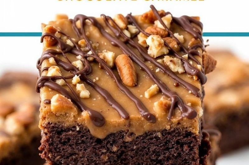 Chocolate Caramel Turtle Brownies Recipe