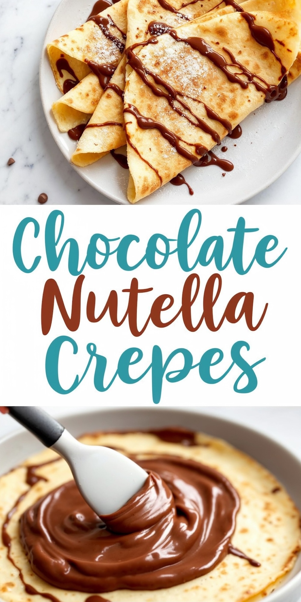 Nutella crepes topped with fresh strawberries, chopped nuts, and an extra drizzle of melted chocolate are as delicious as they look. The crepes are soft and buttery, filled with creamy Nutella and made even better with the sweet-tart burst of fresh berries. This recipe is perfect for a show-stopping dessert or an indulgent breakfast that feels like a special occasion. Sweet, chocolatey, and packed with flavor, these crepes are guaranteed to wow!