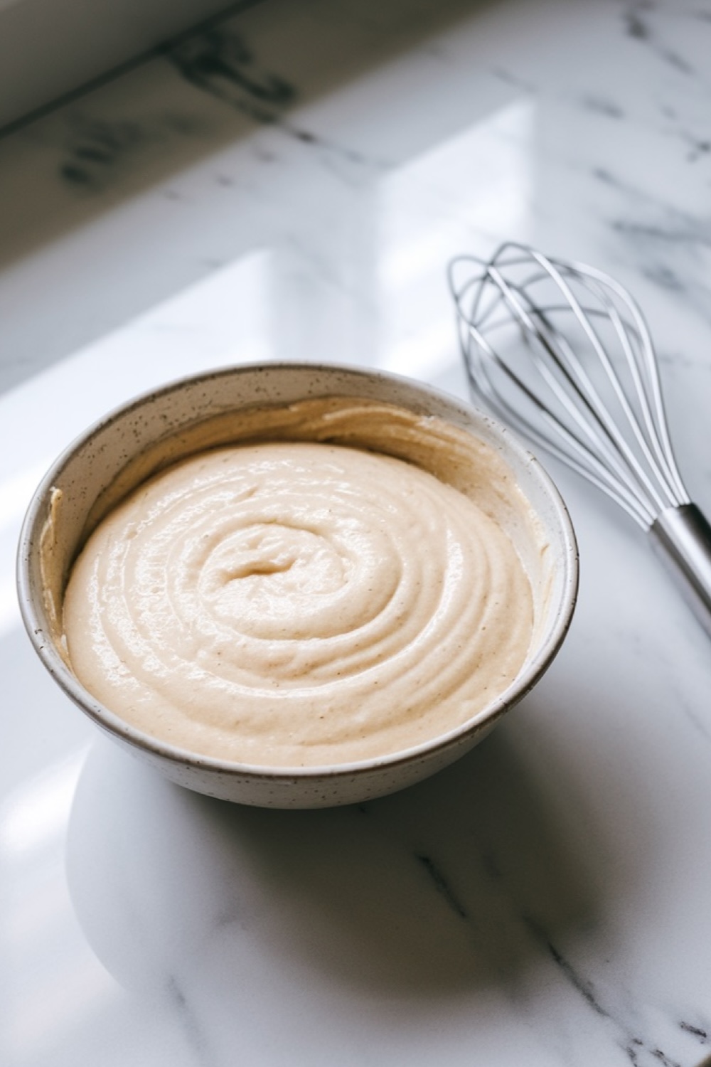 Start your crepe-making adventure with this perfectly smooth batter. It’s made with a blend of eggs, milk, flour, sugar, and a touch of vanilla for extra flavor. Whisked to perfection, this batter creates light and airy crepes that are versatile and delicious. Whether you’re in the mood for sweet Nutella crepes or savory creations, this batter is the perfect base for all your crepe needs.