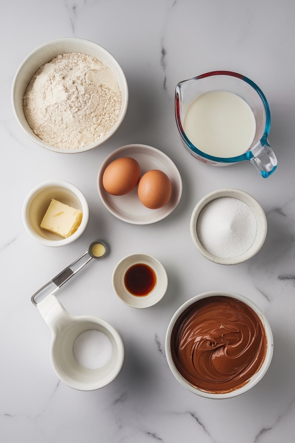 Making Nutella crepes is easier than you think with just a handful of simple ingredients. You’ll need flour, eggs, milk, butter, sugar, vanilla, and of course, Nutella to bring everything together. This recipe creates a smooth, silky batter for soft, thin crepes that cook up golden brown every time. Perfect for filling with Nutella, fruit, or even whipped cream, these pantry staples are all you need to create magic in your kitchen.