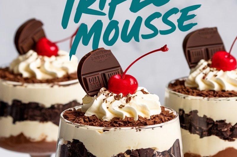 Triple Chocolate Trifle Mousse Recipe