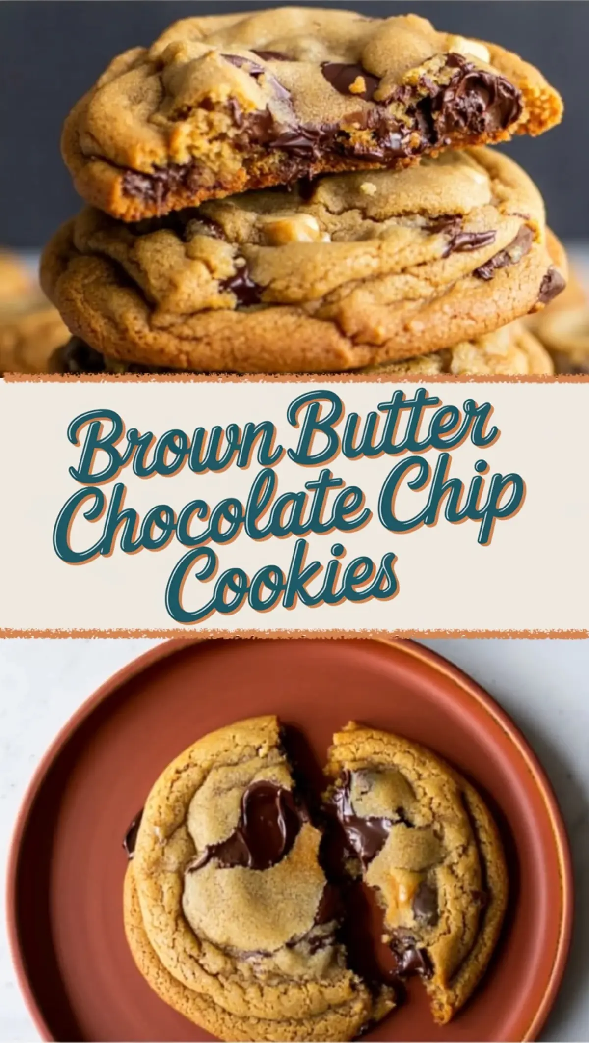 Raw brown butter chocolate chip cookie dough scooped into even balls and arranged on a parchment-lined baking sheet, each dough ball studded with extra chopped bars.