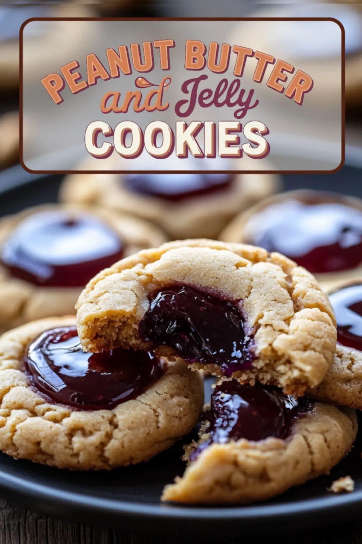 Peanut Butter and Jelly Thumbprint Cookies