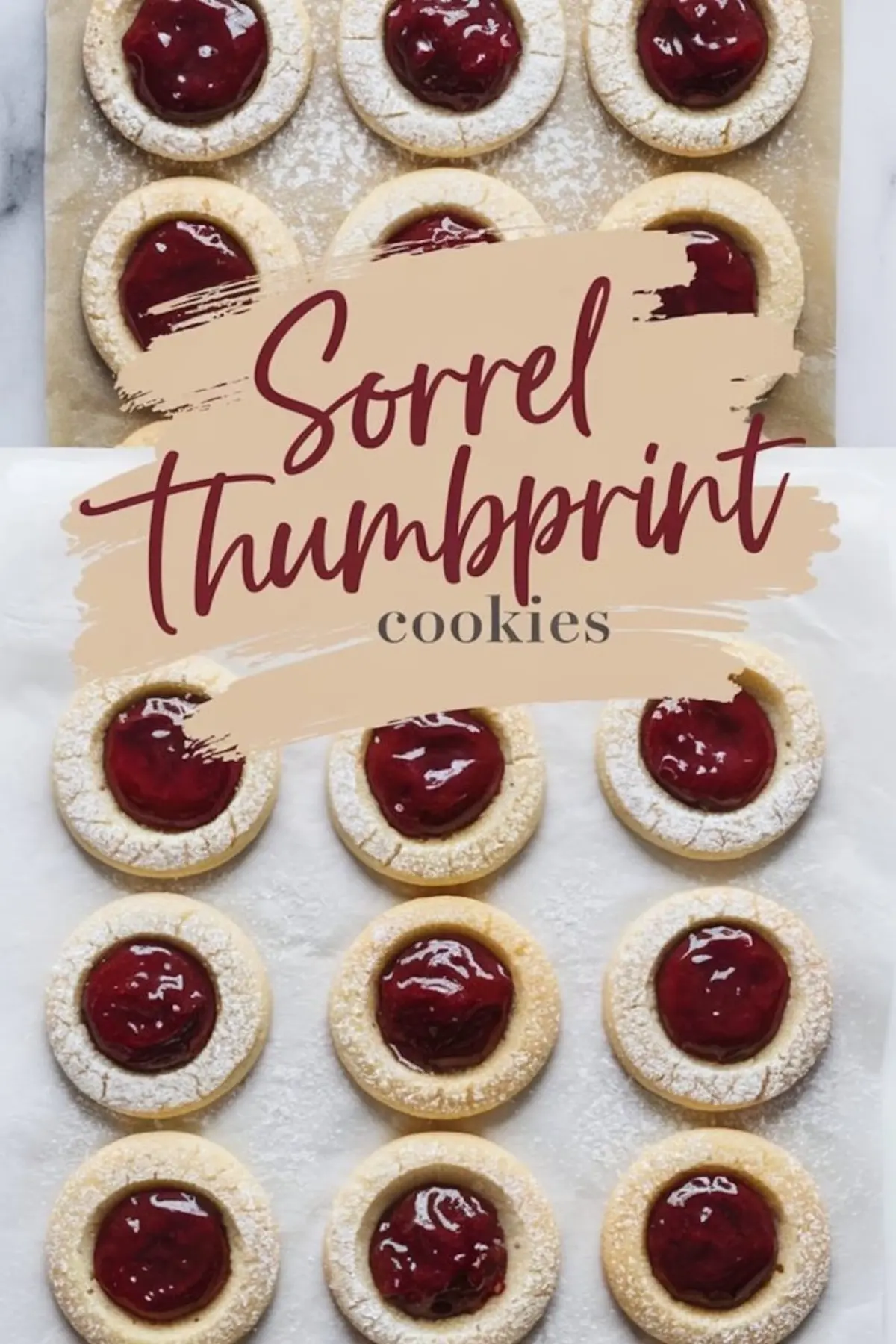 Sorrel Thumbprint Cookies