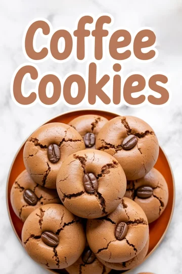 Raw coffee cookie dough rolled into uniform balls and arranged neatly on a parchment-lined baking sheet, ready to be baked.