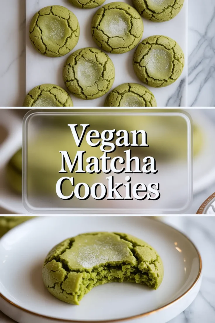 Vegan Matcha Cookies Recipe