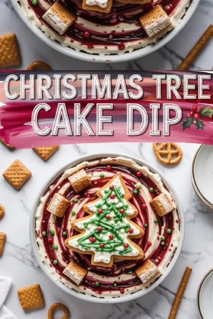 Christmas Tree Cake Dip Recipe