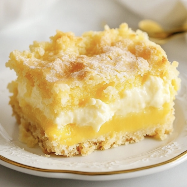 Lemon Cream Cheese Dump Cake