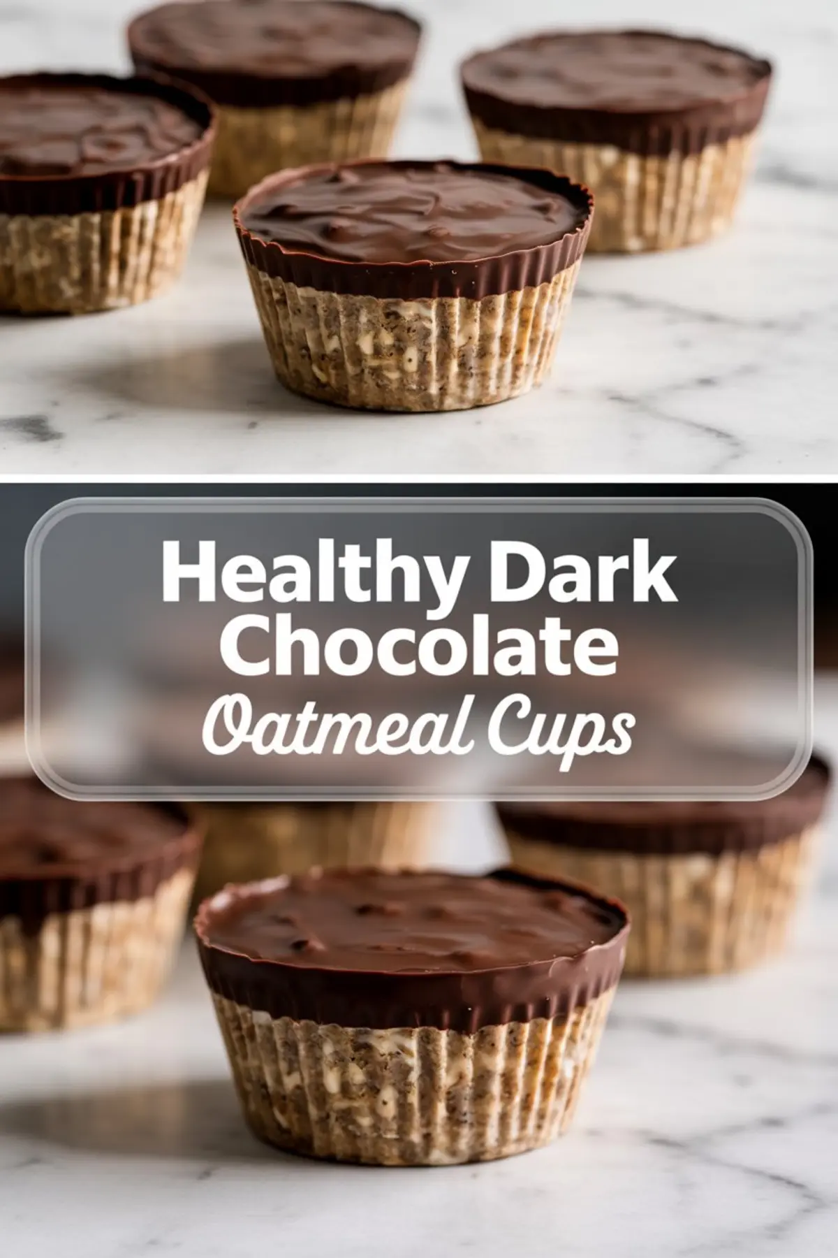 Healthy Dark Chocolate Oatmeal Cups