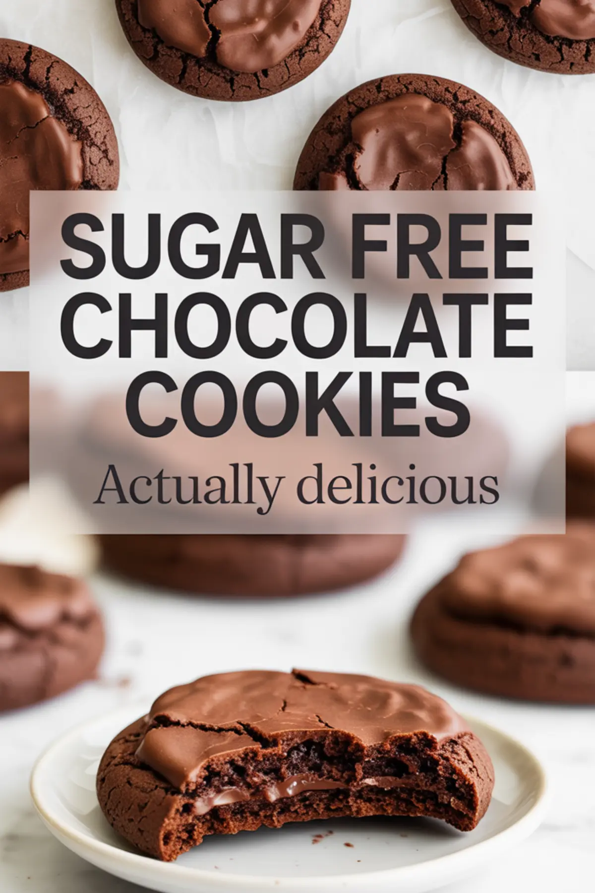 Easy Sugar Free Chocolate Cookies (Low Carb & Keto-Friendly)