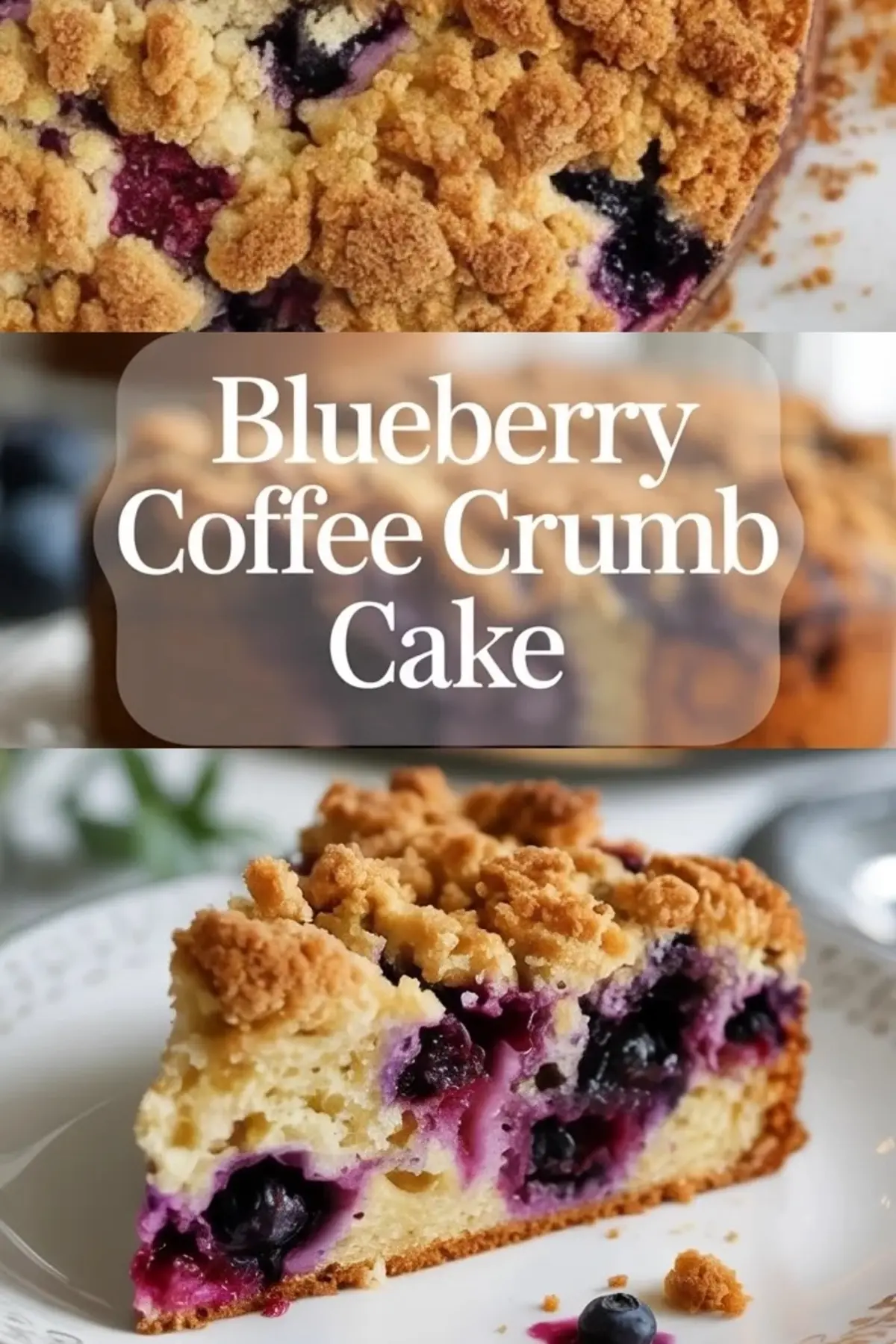 Blueberry Coffee Crumb Cake – Easy Streusel Coffee Cake Recipe