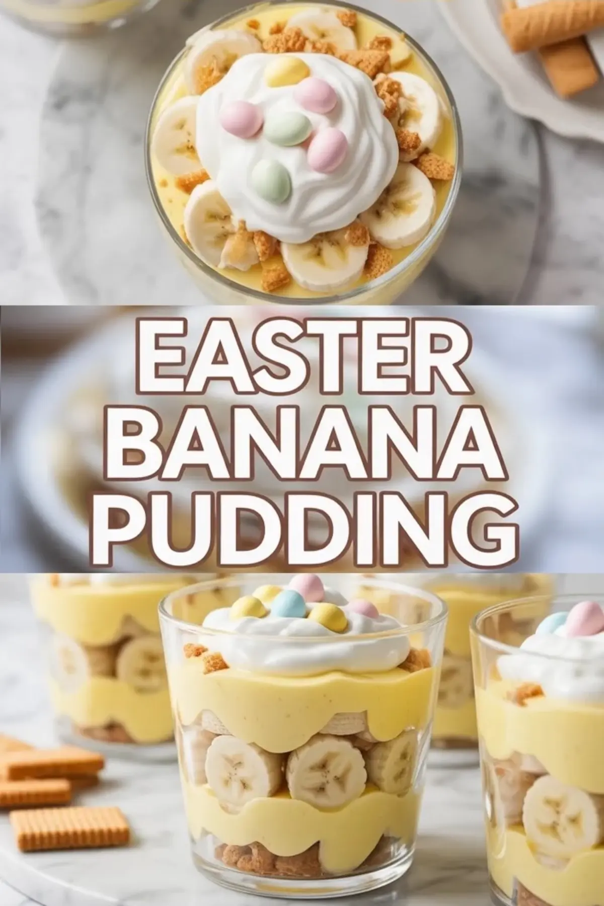 Easter Banana Pudding Cups – Easy Individual Dessert Idea