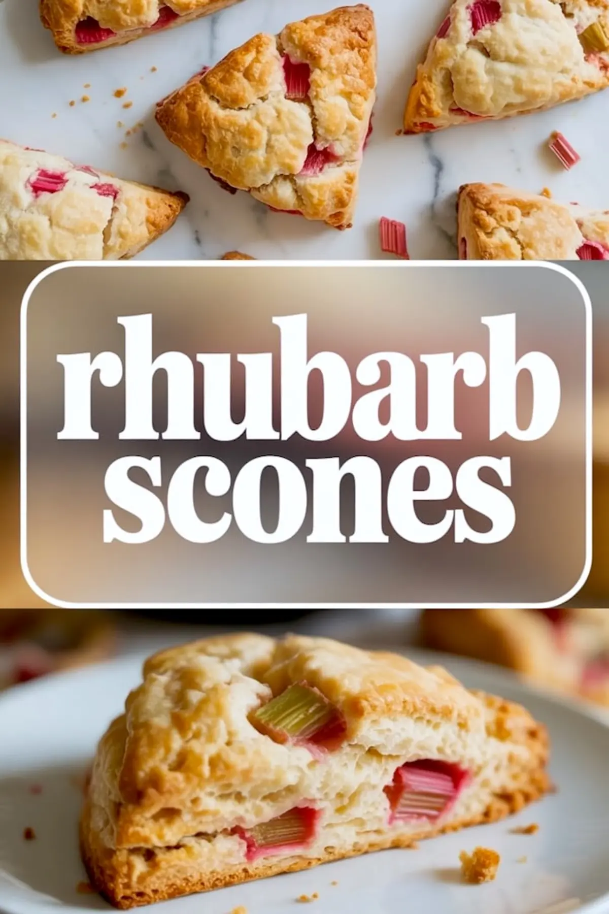 Rhubarb Scones Recipe – Easy Buttermilk Rhubarb Recipes