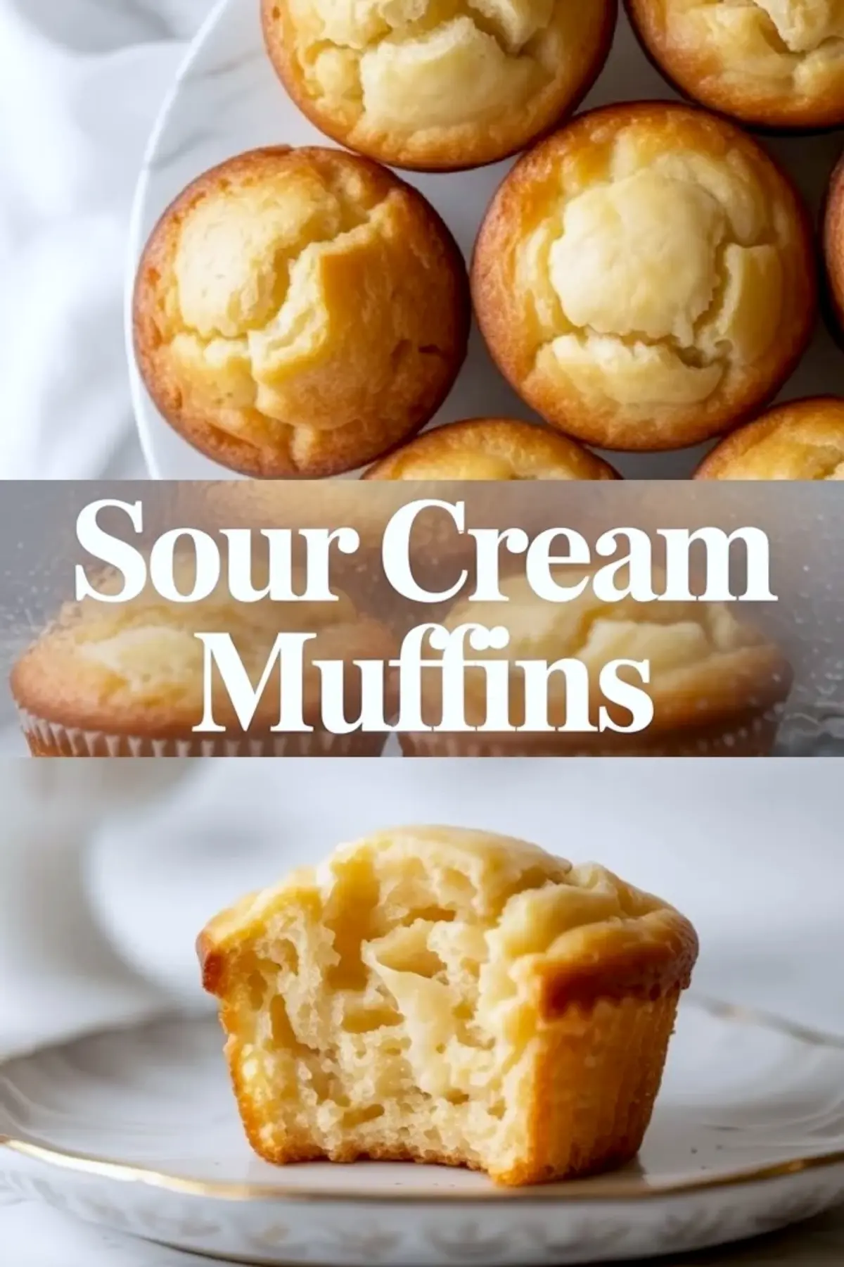 Easy Sour Cream Muffins: Moist and Fluffy Homemade Muffins