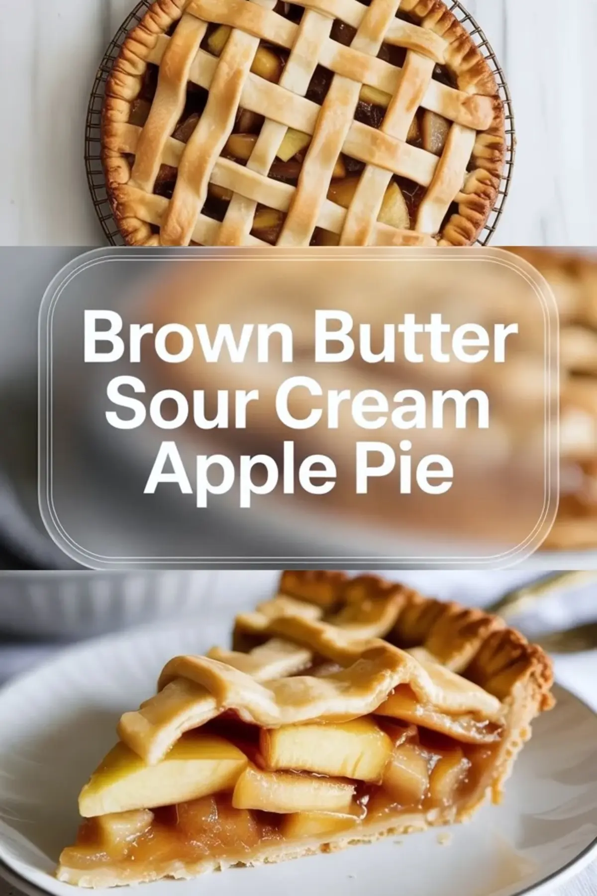 Brown Butter Sour Cream Apple Pie Recipe