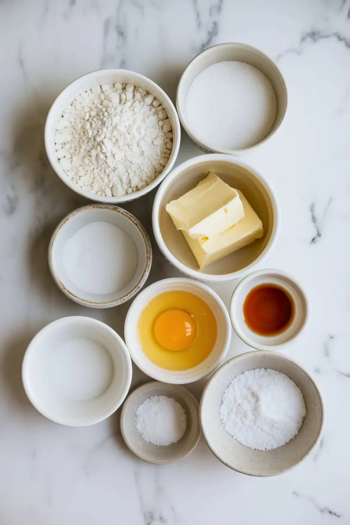 Vertical collage shows pastel pink and blue bunny paw print sugar cookies on a plate, bold text reads bunny paw print cookies, and a bitten iced cookie reveals soft sugar cookie texture with royal icing.
