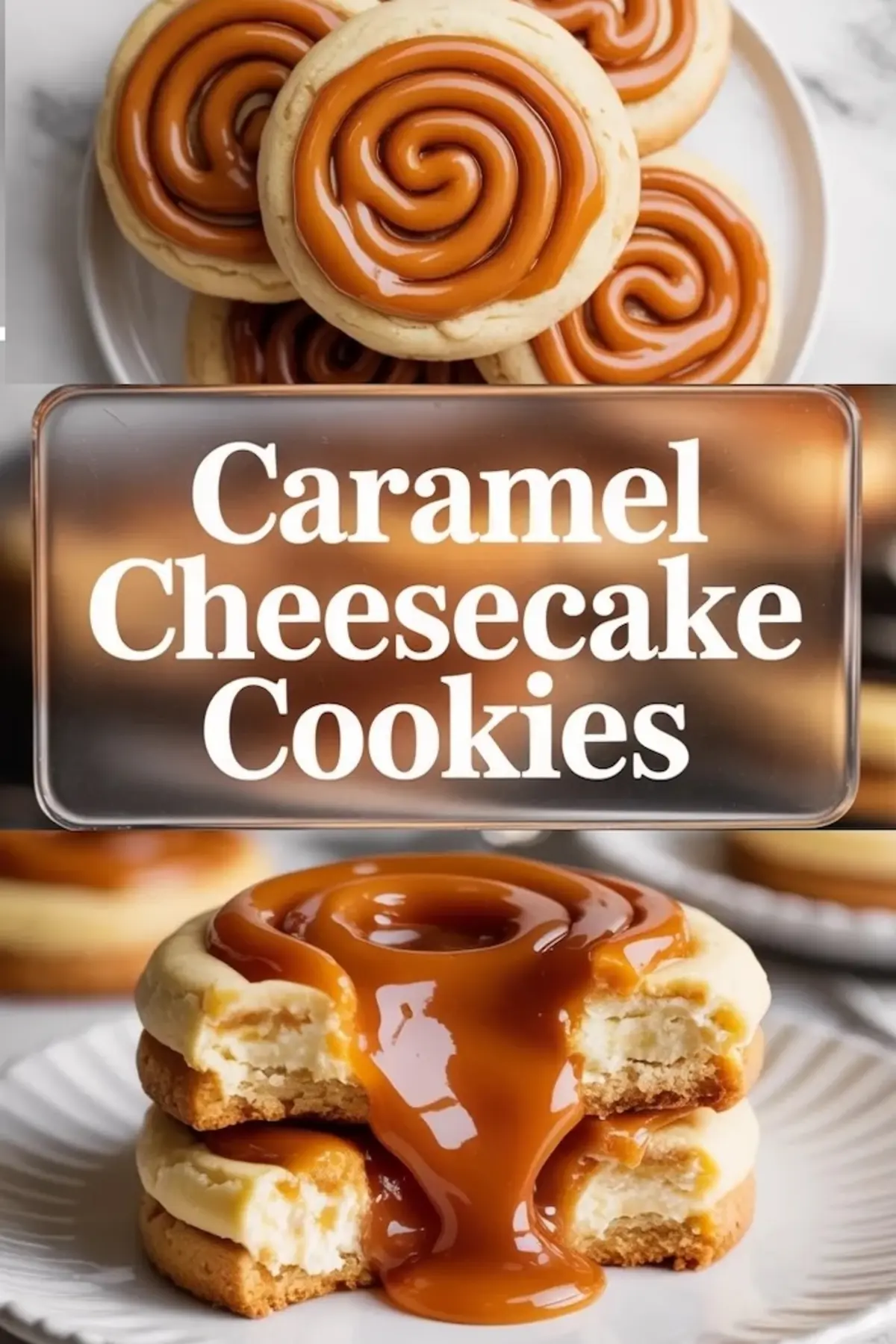 Caramel Cheesecake Cookies Recipe – Soft Cream Cheese Filled Cookies