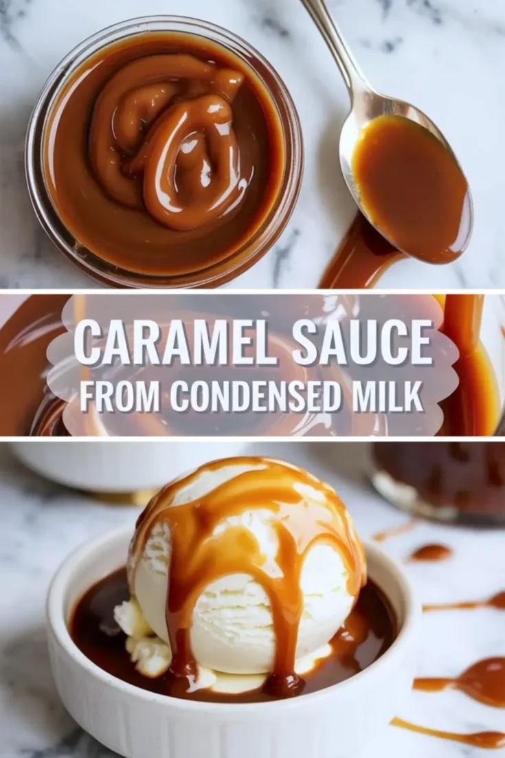 Caramel Sauce from Condensed Milk