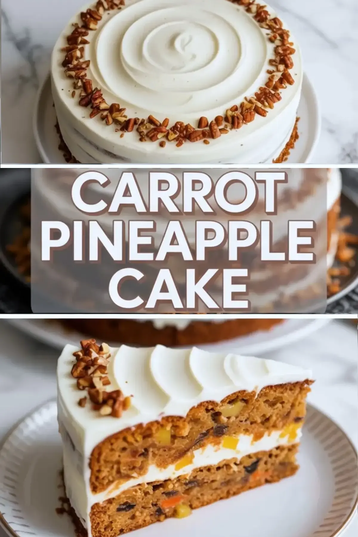 Carrot Cake With Pineapple – Moist Carrot Pineapple Cake Recipe