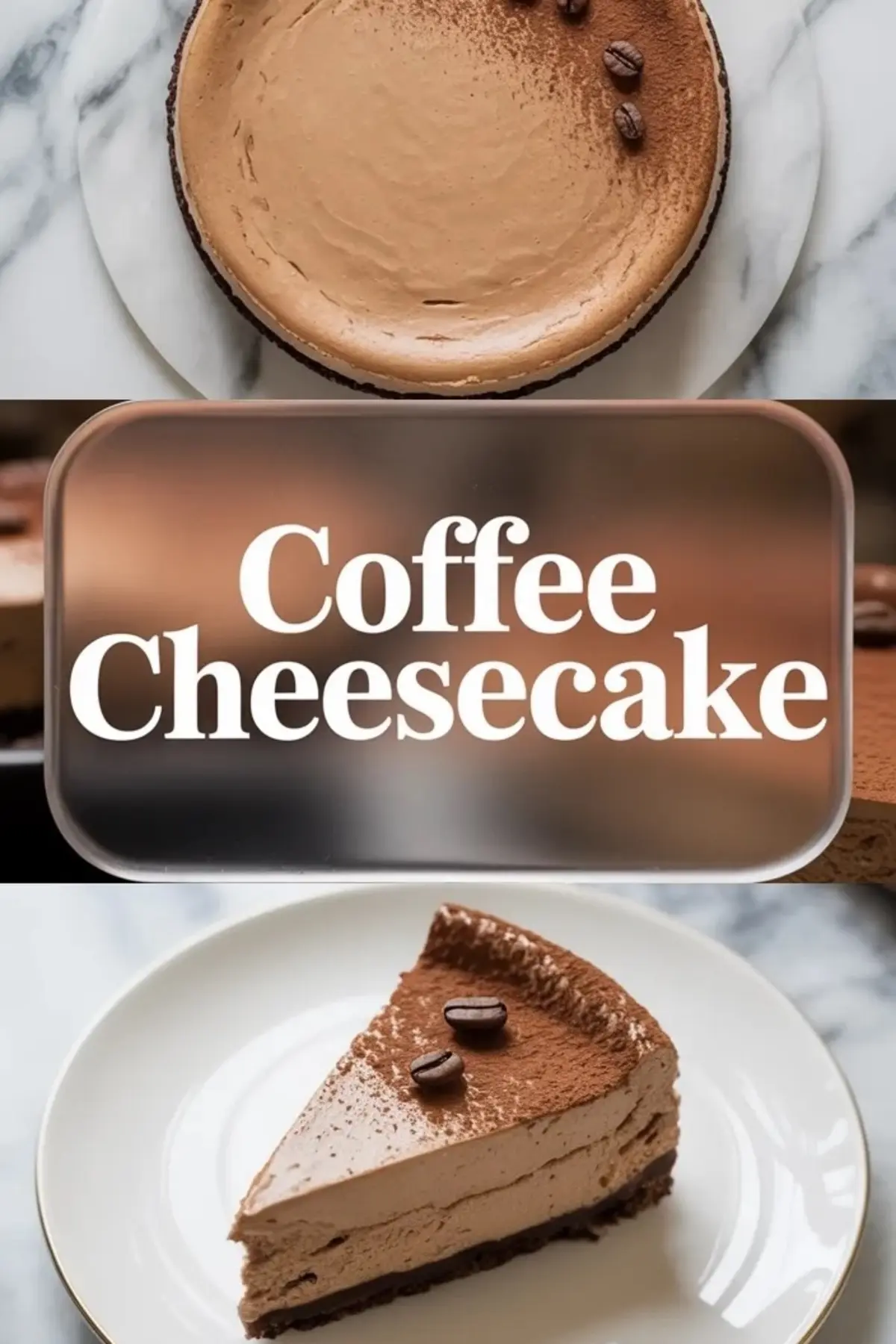 Cappuccino Mousse-Style Coffee Cheesecake